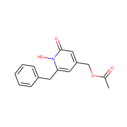 CC(=O)OCc1cc(Cc2ccccc2)n(O)c(=O)c1 ZINC000299818684