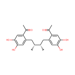 CC(=O)c1cc(O)c(O)cc1C[C@H](C)[C@H](C)Cc1cc(O)c(O)cc1C(C)=O ZINC000013474191