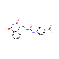 CC(=O)c1ccc(NC(=O)CCn2c(=O)[nH]c(=O)c3ccccc32)cc1 ZINC000015554655