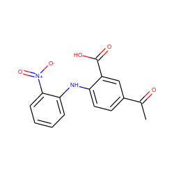 CC(=O)c1ccc(Nc2ccccc2[N+](=O)[O-])c(C(=O)O)c1 ZINC000084727641