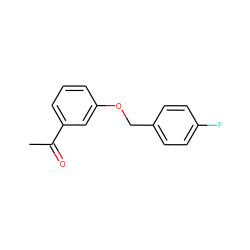 CC(=O)c1cccc(OCc2ccc(F)cc2)c1 ZINC000019806346