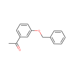 CC(=O)c1cccc(OCc2ccccc2)c1 ZINC000000160664