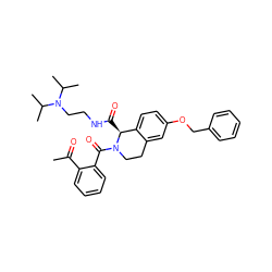 CC(=O)c1ccccc1C(=O)N1CCc2cc(OCc3ccccc3)ccc2[C@@H]1C(=O)NCCN(C(C)C)C(C)C ZINC000028337305