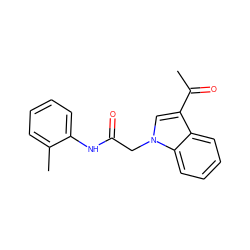 CC(=O)c1cn(CC(=O)Nc2ccccc2C)c2ccccc12 ZINC000000807162