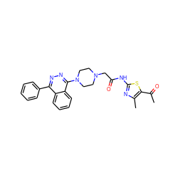 CC(=O)c1sc(NC(=O)CN2CCN(c3nnc(-c4ccccc4)c4ccccc34)CC2)nc1C ZINC000653773207