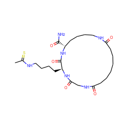 CC(=S)NCCCC[C@@H]1NC(=O)CNC(=O)CCCCCCC(=O)NCCCC[C@@H](C(N)=O)NC1=O ZINC001772607064