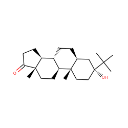 CC(C)(C)[C@@]1(O)CC[C@@]2(C)[C@@H](CC[C@H]3[C@@H]4CCC(=O)[C@@]4(C)CC[C@@H]32)C1 ZINC000013671503