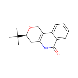 CC(C)(C)[C@@H]1Cc2[nH]c(=O)c3ccccc3c2CO1 ZINC000210423697