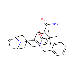 CC(C)(C)C(=O)N(CCN1[C@H]2CC[C@@H]1C[C@H](c1cccc(C(N)=O)c1)C2)Cc1ccccc1 ZINC000117291782