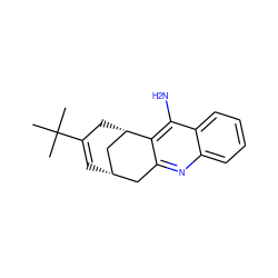 CC(C)(C)C1=C[C@H]2Cc3nc4ccccc4c(N)c3[C@@H](C1)C2 ZINC000026970932