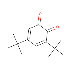 CC(C)(C)C1=CC(=O)C(=O)C(C(C)(C)C)=C1 ZINC000001734421