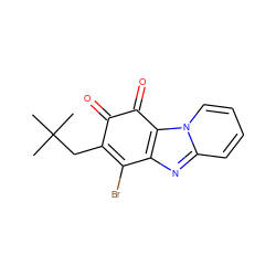 CC(C)(C)CC1=C(Br)c2nc3ccccn3c2C(=O)C1=O ZINC000103281865