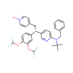 CC(C)(C)N(Cc1ccccc1)c1ccc([C@@H](Cc2cc[n+]([O-])cc2)c2ccc(OC(F)F)c(OC(F)F)c2)cn1 ZINC000027848027