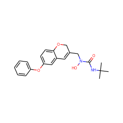 CC(C)(C)NC(=O)N(O)CC1=Cc2cc(Oc3ccccc3)ccc2OC1 ZINC000013833875