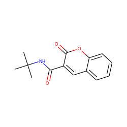 CC(C)(C)NC(=O)c1cc2ccccc2oc1=O ZINC000000166967