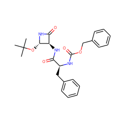 CC(C)(C)O[C@@H]1NC(=O)[C@H]1NC(=O)[C@H](Cc1ccccc1)NC(=O)OCc1ccccc1 ZINC000013486967