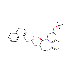 CC(C)(C)OC(=O)CN1C(=O)[C@@H](NC(=O)Nc2cccc3ccccc23)CCc2ccccc21 ZINC000001534229