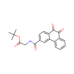 CC(C)(C)OC(=O)CNC(=O)c1ccc2c(c1)-c1ccccc1C(=O)C2=O ZINC000013862828