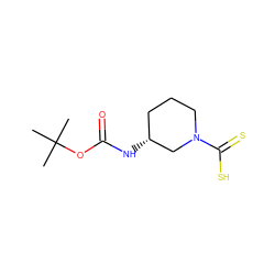 CC(C)(C)OC(=O)N[C@@H]1CCCN(C(=S)S)C1 ZINC001772576529