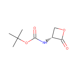 CC(C)(C)OC(=O)N[C@@H]1COC1=O ZINC000002244258