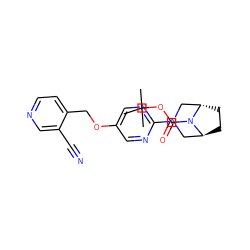 CC(C)(C)OC(=O)N1[C@H]2CC[C@H]1CN(c1ncc(OCc3ccncc3C#N)cn1)C2 ZINC000101677680