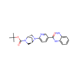 CC(C)(C)OC(=O)N1C[C@H]2C[C@H]1CN2c1ccc(C(=O)Nc2ccccc2N)cn1 ZINC000100071116