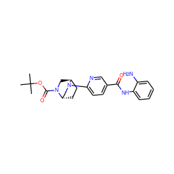 CC(C)(C)OC(=O)N1C[C@H]2CC[C@H]1CN2c1ccc(C(=O)Nc2ccccc2N)cn1 ZINC000100071133