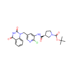 CC(C)(C)OC(=O)N1CC[C@H](C(=O)Nc2cc(Cn3c(=O)[nH]c(=O)c4ccccc43)cnc2Cl)C1 ZINC001772648712