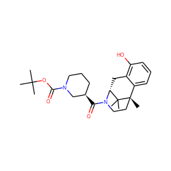 CC(C)(C)OC(=O)N1CCC[C@@H](C(=O)N2CC[C@@]3(C)c4cccc(O)c4C[C@@H]2C3(C)C)C1 ZINC000205473688