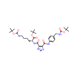 CC(C)(C)OC(=O)NCCCC[C@H](NC(=O)c1[nH]cnc1C(=O)Nc1ccc(CNC(=O)OC(C)(C)C)cc1)C(=O)OC(C)(C)C ZINC000017544986