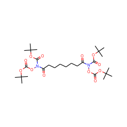 CC(C)(C)OC(=O)ON(C(=O)CCCCCCC(=O)N(OC(=O)OC(C)(C)C)C(=O)OC(C)(C)C)C(=O)OC(C)(C)C ZINC000653802224