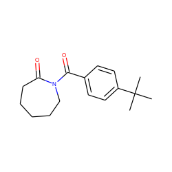 CC(C)(C)c1ccc(C(=O)N2CCCCCC2=O)cc1 ZINC000000137239