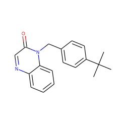 CC(C)(C)c1ccc(Cn2c(=O)cnc3ccccc32)cc1 ZINC000007985362