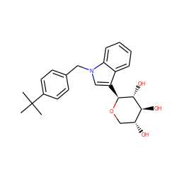 CC(C)(C)c1ccc(Cn2cc([C@@H]3OC[C@@H](O)[C@H](O)[C@H]3O)c3ccccc32)cc1 ZINC000084670658