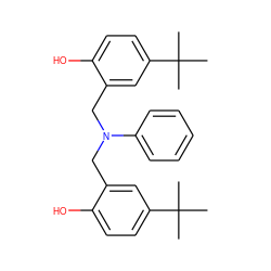 CC(C)(C)c1ccc(O)c(CN(Cc2cc(C(C)(C)C)ccc2O)c2ccccc2)c1 ZINC000001680976