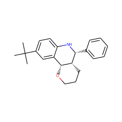 CC(C)(C)c1ccc2c(c1)[C@H]1OCCC[C@H]1[C@@H](c1ccccc1)N2 ZINC000036377191