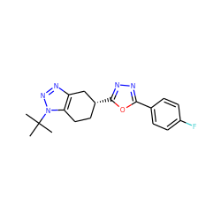 CC(C)(C)n1nnc2c1CC[C@@H](c1nnc(-c3ccc(F)cc3)o1)C2 ZINC000653779517