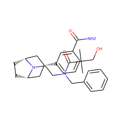 CC(C)(CO)C(=O)N(CCN1[C@H]2CC[C@@H]1C[C@H](c1cccc(C(N)=O)c1)C2)Cc1ccccc1 ZINC000117308580