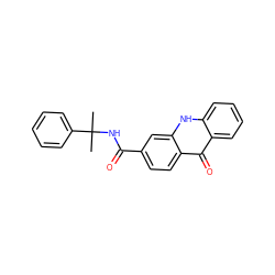 CC(C)(NC(=O)c1ccc2c(=O)c3ccccc3[nH]c2c1)c1ccccc1 ZINC000014970285