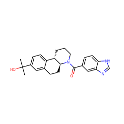 CC(C)(O)c1ccc2c(c1)CC[C@H]1[C@H]2CCCN1C(=O)c1ccc2[nH]cnc2c1 ZINC000117630963