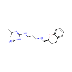 CC(C)/N=C(\NC#N)NCCCNC[C@@H]1CCc2ccccc2O1 ZINC000026579184