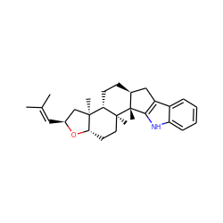 CC(C)=C[C@H]1C[C@]2(C)[C@H](CC[C@@]3(C)[C@H]2CC[C@H]2Cc4c([nH]c5ccccc45)[C@@]23C)O1 ZINC000064539531