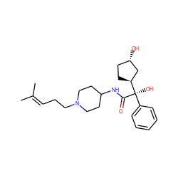 CC(C)=CCCN1CCC(NC(=O)[C@](O)(c2ccccc2)[C@H]2CC[C@H](O)C2)CC1 ZINC000003979210