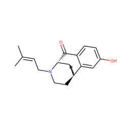 CC(C)=CCN1CC[C@]23CCCC[C@H]2[C@H]1C(=O)c1ccc(O)cc13 ZINC000013532276