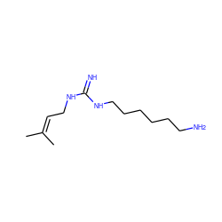 CC(C)=CCNC(=N)NCCCCCCN ZINC000003961078