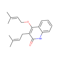 CC(C)=CCOc1c(CC=C(C)C)c(=O)[nH]c2ccccc12 ZINC000003873284