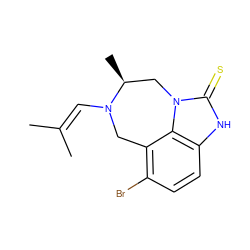 CC(C)=CN1Cc2c(Br)ccc3[nH]c(=S)n(c23)C[C@@H]1C ZINC000101673736