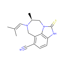 CC(C)=CN1Cc2c(C#N)ccc3[nH]c(=S)n(c23)C[C@@H]1C ZINC000101704889