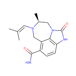 CC(C)=CN1Cc2c(C(N)=O)ccc3[nH]c(=O)n(c23)C[C@@H]1C ZINC000101633576