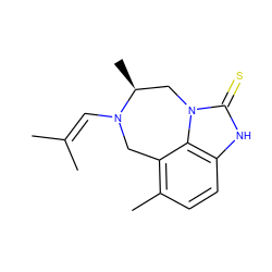 CC(C)=CN1Cc2c(C)ccc3[nH]c(=S)n(c23)C[C@@H]1C ZINC000101679542